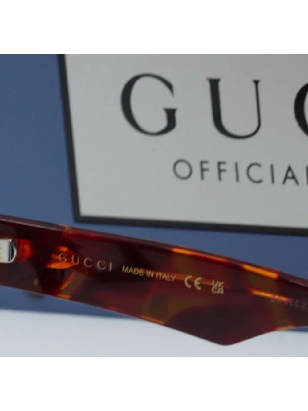 Gucci GG1424O 007 Cat Eye Eyeglasses 54mm - Black / Havana